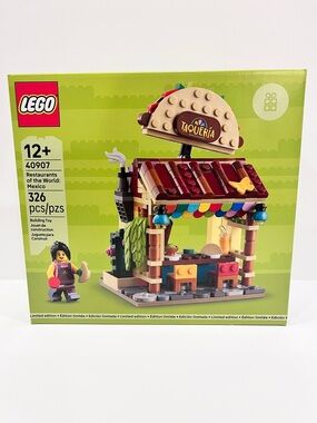 NIB LEGO 40907 Taqueria w/ Bag *IN HAND* Sealed Restaurants Of The World: Mexico